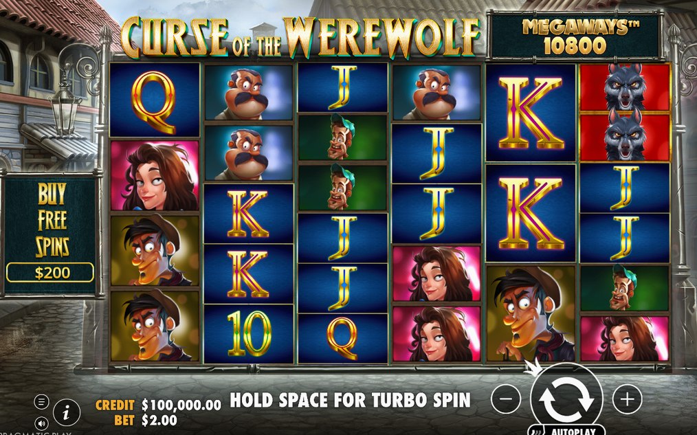 Curse of the Werewolf Megaways